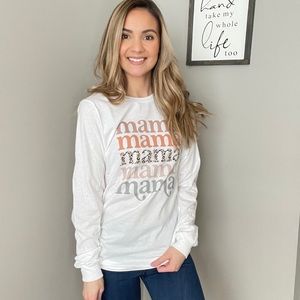 Mama long sleeve tee